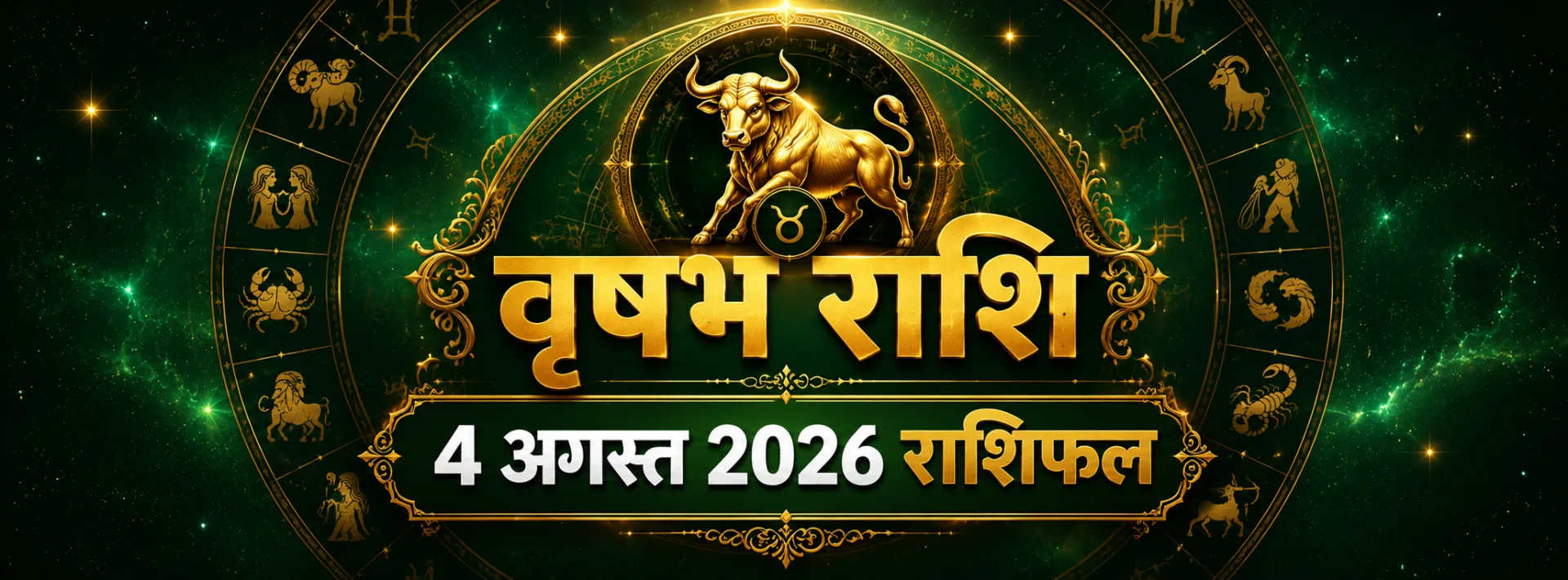 वृषभ राशि 4 अगस्त 2026 राशिफल: जानें कैसा रहेगा आपका आज का दिन, करियर, वित्त और प्रेम संबंध