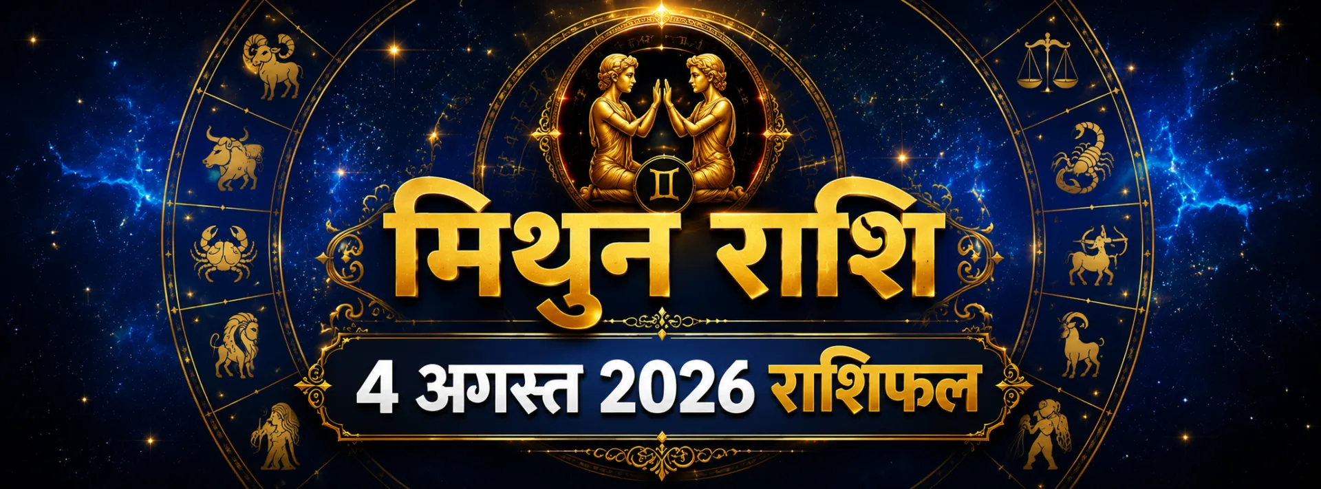 मिथुन राशि 4 अगस्त 2026 राशिफल: जानिए कैसा रहेगा आज का दिन, करियर, धन, प्यार और स्वास्थ्य