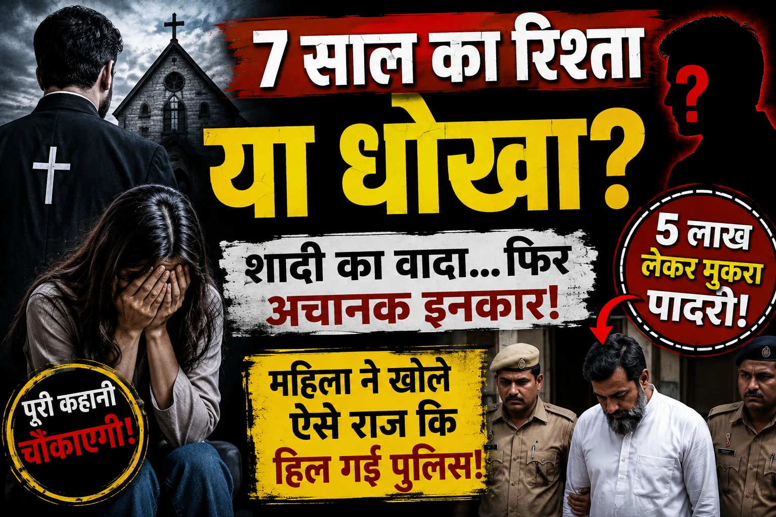 सहारनपुर में शादी का झांसा देकर 7 साल तक शोषण, आरोपी पादरी जसपाल मसीह गिरफ्तार | Saharanpur Pastor Arrested Case