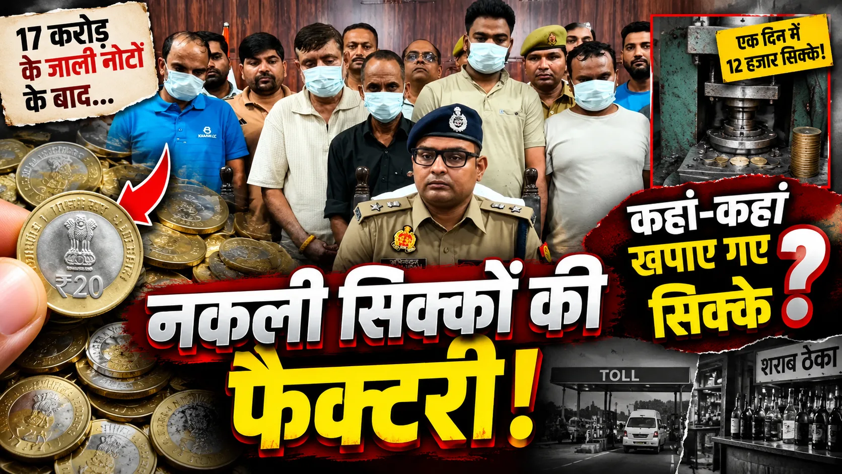 Saharanpur Fake Coins Factory: 20 रुपये के नकली सिक्के